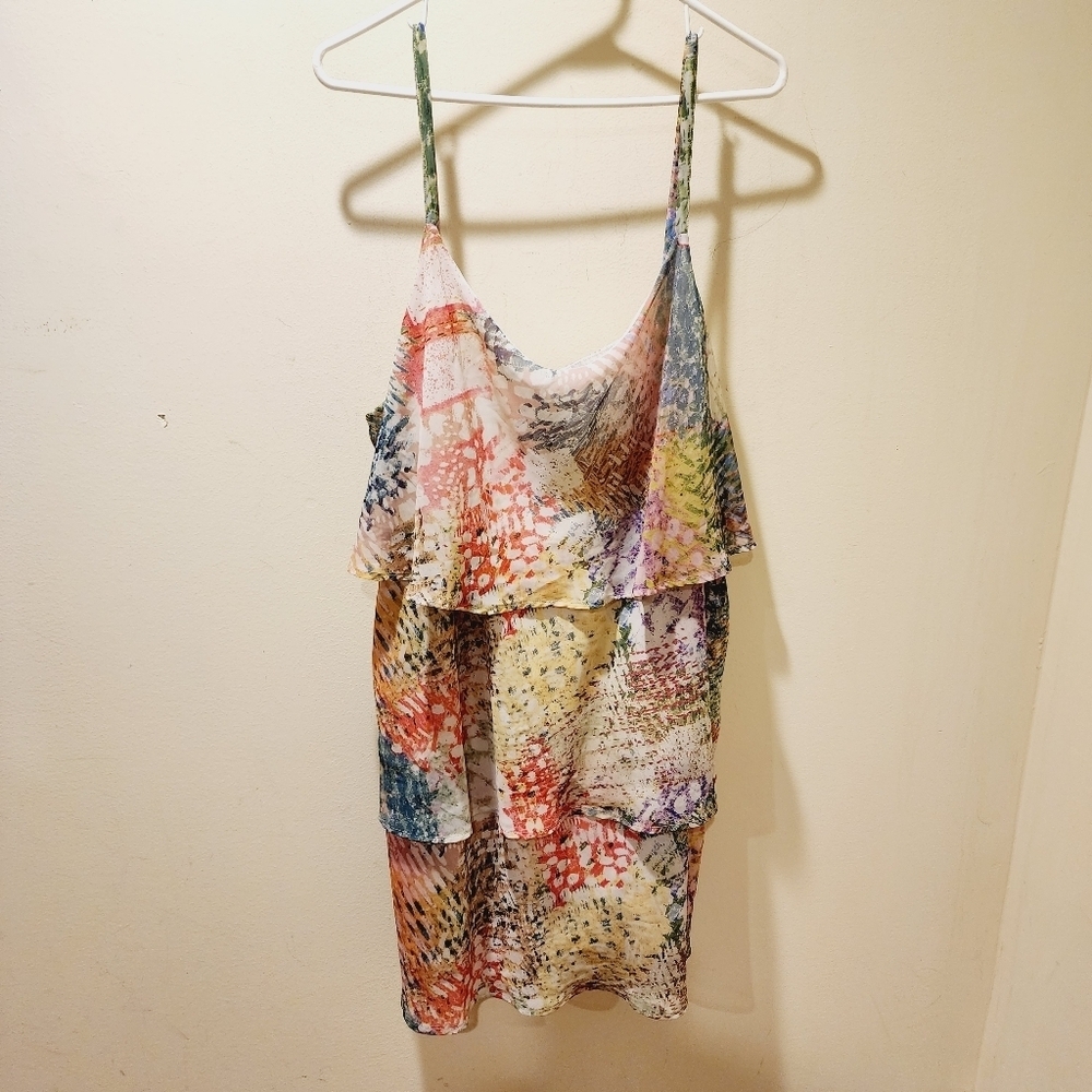 Lane Bryant Plus size Strappy Ruffle Top size 26